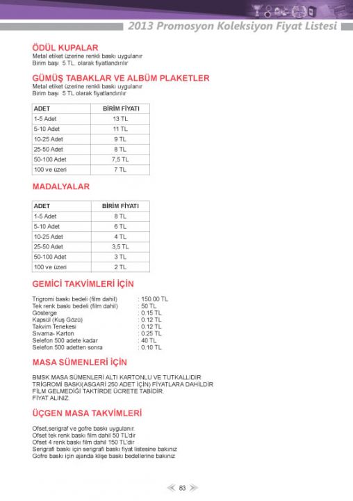       gebze promosyon, Baskı Fiyatları